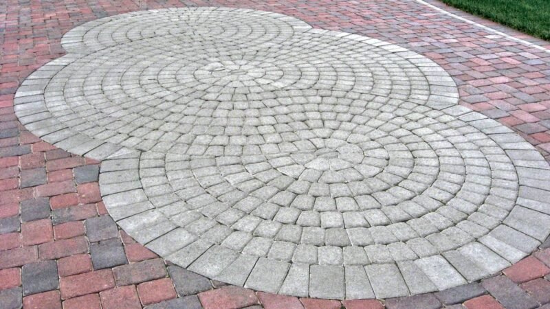 Circular Paver Pattern