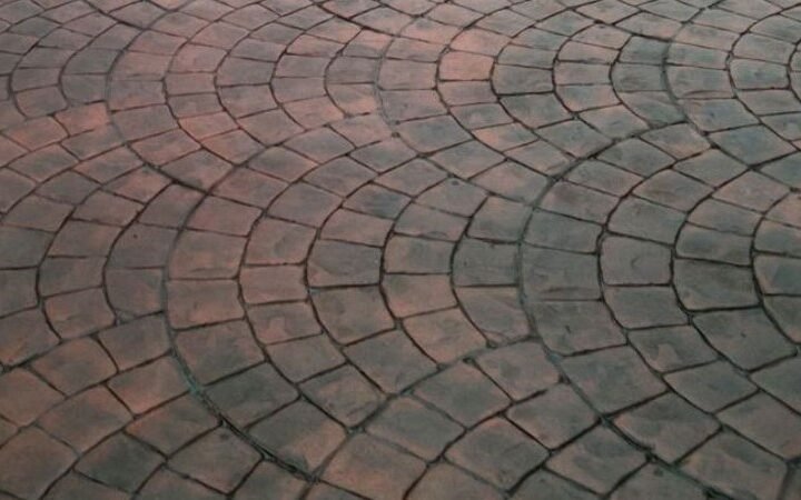 Fan or Radial Paver Pattern