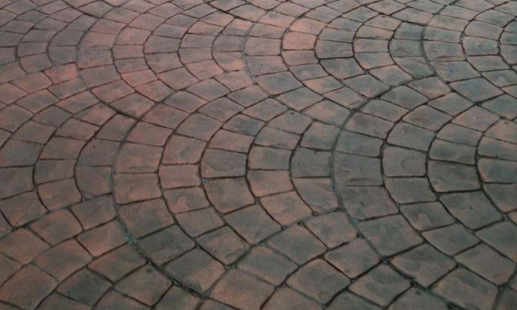 Fan or Radial Paver Pattern