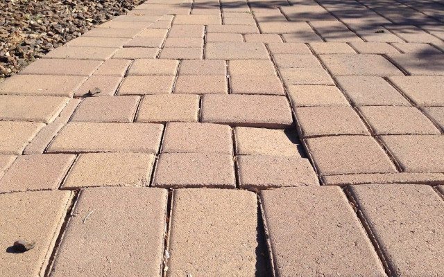 Repairing Damaged Pavers